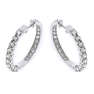 Picture of Prong set on the outside pave set on the inside hoops