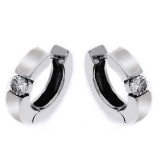 Picture of Single round stone hoops