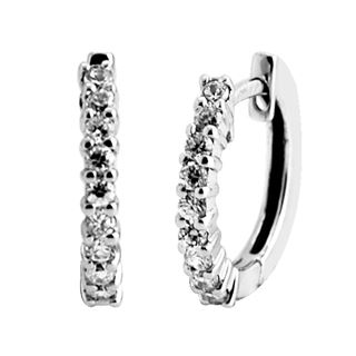 Picture of Prong set on the outside hoops