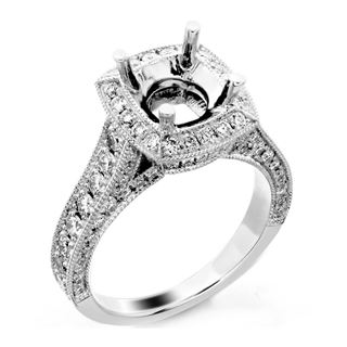 Picture of Three row halo square outline 2