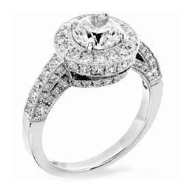 Picture of Three row halo round outline 6