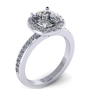 Picture of Halo ring cushion outline cushion center 4