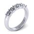 Picture of 5 stones shared prong band