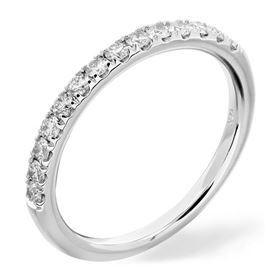 Picture of Split prong half way wedding band 1